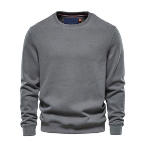 Sweat-shirt à col rond vierge de qualité supérieure 100% polyester Sweat-shirts surdimensionnés pour hommes Logo personnalisé Vente en gros - Product Image 6