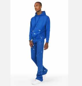 Vente en gros de survêtements personnalisés délavés à l'acide pour hommes à capuche à manches longues avec un design personnalisé et un style Hip Hop - Product Image 5