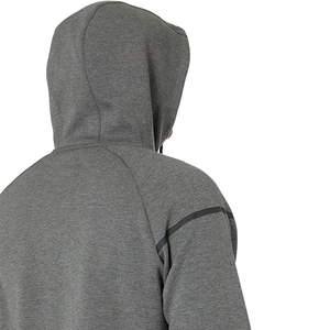 Nouveaux sweats à capuche zippés en coton mélangé pour hommes, coupe classique, couleur personnalisée, logo personnalisé, séchage rapide, respirant - Product Image 3