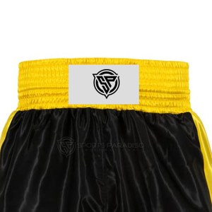 Concevez votre propre logo Short de boxe imprimé entièrement personnalisé Fournisseur direct usine Short de boxe confortable - Product Image 5