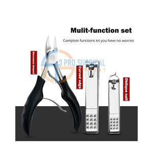 3 PRO Quality Premium Manucure & Pédicure Set Excellent outil de soin des ongles - Product Image 5