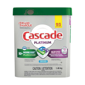 ผงซักฟอก Cascade Platinum Action PACS 14 Count ผงซักฟอกแบบฝุ่นกลิ่นสดชื่น - Product Image 1
