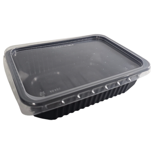 ภาชนะบรรจุอาหารทำจาก PP ขนาด1000ซีซีปลอดภัยสำหรับไมโครเวฟพร้อมฝา-เหมาะสำหรับ54T003อาหารพร้อมใช้งาน - Product Image 4