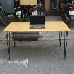 BFHB004-HairBamboo <b>Desk</b> 70x140cm Computer <b>Desk</b> with Unique Bamboo Design - Product Image 2