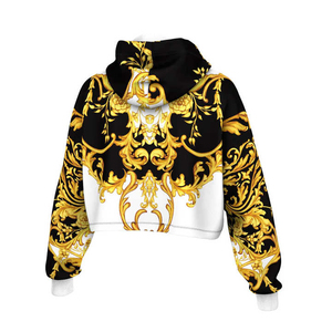 Top corto de sublimación para mujer, el mejor Material de alta calidad, Sudadera con capucha de manga larga, transpirable, sostenible, superventas, Sudadera con capucha para mujer - Product Image 6