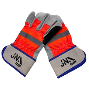 Gants de sport en cuir de vachette de haute qualité du Pakistan, logo personnalisé imprimé, protection au travail, cuir fendu - Product Image 6