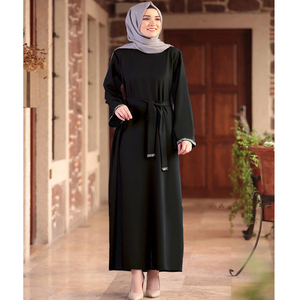 Deux pièces modeste Designer Abayas pour les femmes sur mesure avec Hijab taille naturelle-prix de gros pour toutes les saisons - Product Image 1