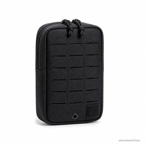 <b>Water</b> Resistant Reinforced Laser Cut Cargo <b>Pouch</b> Nylon Zipper Closure Self Draining System Modular Accessory Pocket GP <b>Pouch</b> - Product Image 1