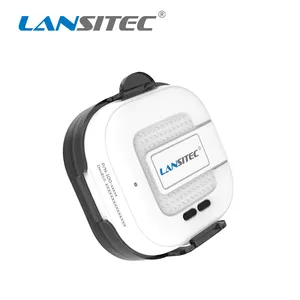 Lansitec çok fonksiyonlu kask sensörü GNSS BLE akıllı gps SOS izleme LoRaWAN cihazları gps izci