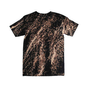   เสื้อยืดพิมพ์ลายแบบดิสเทรส ผ้าคอตตอนเจอร์ซีย์ 100% พิมพ์ลายแบบซับลิเมชั่น น้ำหนักผ้า 210 กรัม สีดำ - Product Image 1