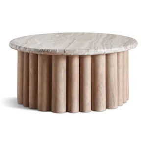 Table basse moderne en bois massif, écologique, durable et de qualité supérieure pour la maison, le salon, le restaurant - Product Image 1