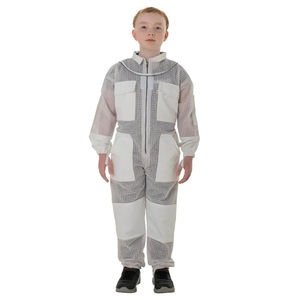 Nouvelle arrivée Combinaison d'apiculture pour enfants avec combinaison de travail respirante antistatique et voile Tenue de protection sûre pour les apiculteurs juniors - Product Image 1