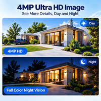 180 degrés panoramique Ip67 détection du corps humain double objectif couleur Audio bidirectionnel 4k 8mp Cctv sécurité balle Ip caméra réseau
