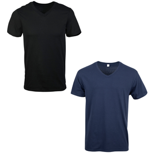 Premium Quality T-<b>Shirt</b> For <b>Men</b> V-Neck Tshirts Wholesale 90%Cotton 10%Polyester Custom Labels Tags Plain T-<b>Shirt</b> Vietnam Factory - Product Image 1