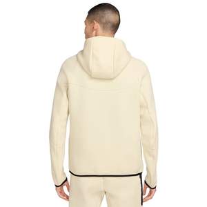 Veste à capuche zippée intégrale en polaire technique pour homme, couleur ivoire, légère, chaude, vêtements de sport d'entraînement, vêtements de sport haut de gamme - Product Image 6