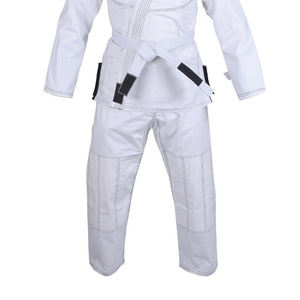 Uniforme de karaté personnalisé Gi blanc unisexe OEM personnalisable avec logo d'entraînement, ensembles de style, vêtements de sport, couleur personnalisée, taille personnalisée - Product Image 5