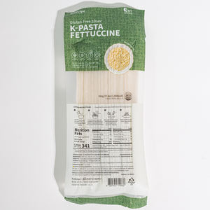 เฟตตูชินี [OEM/ODM][พาสต้าข้าวเกาหลีพรีเมียม] ปราศจากกลูเตน |   ไม่ใช่พันธุ์พืชที่ดัดแปลงพันธุกรรม |   แห้ง |   บรรจุภัณฑ์สุญญากาศ |   ทำอาหารง่ายๆ ภายใน 10 วินาที |   ข้าว 95% - Product Image 1