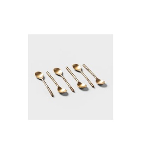 Cuillère à dîner en laiton pour la maison hôtels fêtes vaisselle de table cuillère à dîner taille personnalisée cuillère alimentaire en laiton couverts couverts prix bon marché - Product Image 1