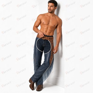 Professional Sports Equestrian Horse <b>Riding</b> Leather <b>Chaps</b> Men Genuine Cowhide Adjustable Comfortable Relaxed Fit Protective - Product Image 2