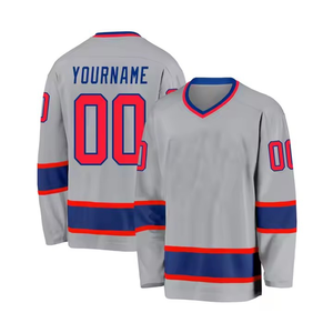 Camisetas de Hockey sobre Hielo Transpirables con Logotipo Personalizado al por Mayor, Nueva Ropa de Hockey sobre Hielo Personalizada - Product Image 3