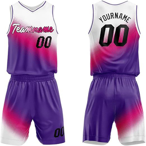 Nuevo Diseño de Uniforme de Baloncesto, Chaleco Deportivo, Sublimación Térmica, Estampado a Rayas, Jersey Holgado sin Mangas, 100% Poliéster - Product Image 5