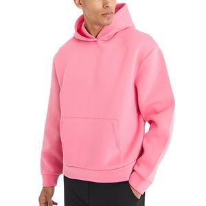 OEM Unisex Slim Fit hombres sudaderas con capucha logotipo personalizado alta calidad peso pesado moda desgaste 100% algodón Color personalizado al por mayor - Product Image 5