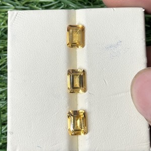 หินอัญมณีทรงแปดเหลี่ยม4*6ถึง7*9มม. ตัดมรกตหินหลวมสำหรับทำแหวนและจี้ - Product Image 2