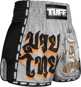 Pantalones cortos de kick boxing de alta calidad Últimos pantalones cortos de lucha de Muay Thai con protector bucal - Product Image 2