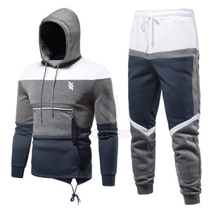 SMITHY Sports SS-705 Men's Lightweight 100% Cotton Full Length Running Wear <b>Track</b> <b>Suits</b> Comfortable Zipper Bulk Tracksuits - Product Image 6