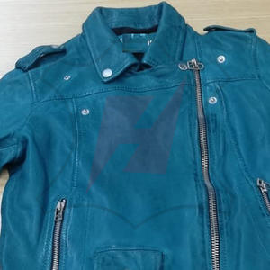 Chaqueta de Cuero Genuino para Mujer, Diseño y Color Personalizados, Chaquetas de Cuero para Mujer Adulta a Precio de Mayoreo - Product Image 6