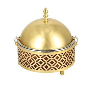 Custom Round Casserole Dish Metal <b>Buffet</b> <b>Warmer</b> <b>Food</b> <b>Server</b> Dish Wholesale Wedding Parties Table Decor <b>Food</b> <b>Server</b> Pot - Product Image 1