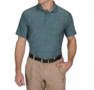 Polo de secado rápido para hombre, camiseta ajustada, uniforme corporativo transpirable, polos con patrón sólido personalizado, camiseta polo para hombre - Product Image 4