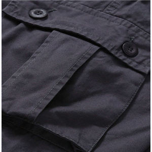 Pantalon cargo personnalisé pour hommes, multi-poches, coupe droite, taille élastique, pantalon de travail tactique, vêtements décontractés pour hommes - Product Image 3