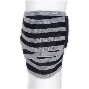 Enveloppes de genou élastiques réglables de sport personnalisées Sangle de bandage de sécurité de forme physique pour l'usage de gymnase - Product Image 3