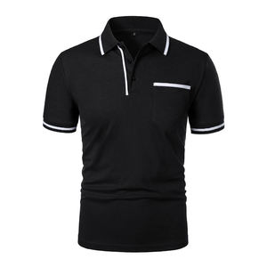 Hot Sale Two-tone Polo <b>Shirts</b>,short Sleeve Embroidered Custom <b>T</b>-<b>shirt</b> With Button <b>Collar</b> <b>t</b> <b>Shirt</b> - Product Image 3