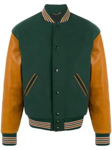 แจ็กเก็ตทีมกีฬาเบสบอลของผู้ชาย DP เสื้อแจ็คเก็ตทีมโรงเรียนสำหรับผู้ชายปรับแต่งได้ - Product Image 5