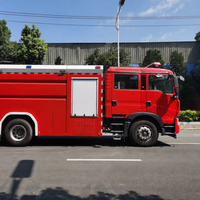 Camion de pompiers haute performance à bon prix, Sinotruk Howo TX 4x2 double cabine 10 m³