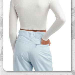 Pantalon de ski sur mesure pour femmes OEM avec isolation thermique tissu imperméable logo et vêtements de marque de distributeur - Product Image 4