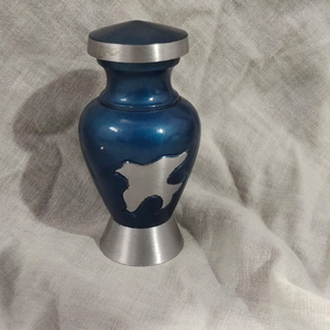 Urnas Pequeñas para Cenizas Humanas Adulto Hombre o Mujer-Azul CAJA ABIERTA - Product Image 1