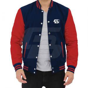 Veste d'université Lettermen coupe-vent de haute qualité pour hommes Logo personnalisé support en tissu léger tissage non tissé-pour l'hiver Service OEM - Product Image 1