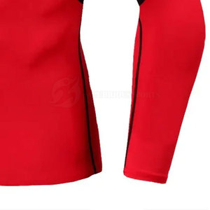 Chemises de compression décontractées pour hommes grandes tailles, best-seller, en coton et bambou tricoté, respirantes, pour la gym, manches longues, haute qualité - Product Image 6
