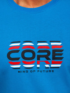 เสื้อยืดผ้าฝ้ายพิมพ์ลายสำหรับผู้ชายเสื้อยืดโอเวอร์ไซส์ธรรมดาพิมพ์โลโก้ได้ตามต้องการ - Product Image 5