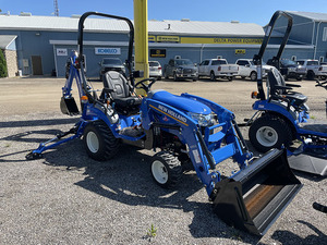 Tracteur agricole 25HP 4WD Tracteur New -Hollands Workmaster 25S avec transmission hydrostatique à chargeur frontal - Product Image 4