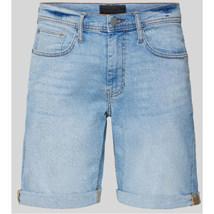 Pantalones cortos de playa de mezclilla de verano para hombre, superventas de 2025, estilo informal transpirable con pantalones cortos de patrón sólido en diferentes colores - Product Image 1