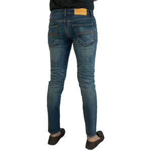 Blue Color Denim Material <b>Slim</b> Fit Regular Jeans Customized <b>Men</b> Jeans Pant OEM - Product Image 6