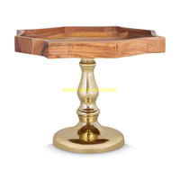 Support à gâteau en verre à 3 niveaux support d'affichage à dessert en métal doré pour décoration de fête de mariage outil de gâteau pièce maîtresse de table