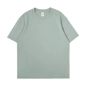 OEM <b>100</b>% Cotton Breathable Regular Fit Knitted T <b>Shirt</b> for Men Custom Logo Print Letter Pattern with <b>Polyester</b> Blend - Product Image 4