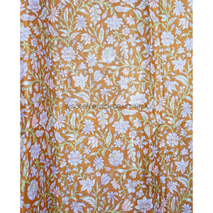 High Quality Indian 100% Silk Wrap <b>Skirts</b> Double Layer Vintage Floral Pattern Effortless Style Comfort Natural <b>Maxi</b> Length Regal - Product Image 6