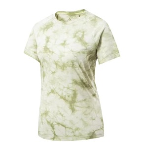 Camiseta de Lana Merino Tie Dye para Mujer, Ligera, Personalizable, con Tinte Degradado - Product Image 1