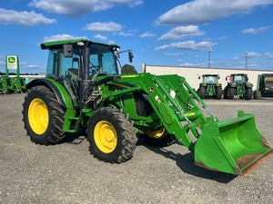 Brand New Johnn Deerre 5095M 4WD Mini Tractor with Loader Pump Gearbox 32F/16R 2 Speed 540 PTO 3pt 90 HP 2 SCVs <b>for</b> Engine - Product Image 4